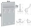 AKKE Weiss Panel na oblečení MIDI - ALU háčky ŠxV: 50x80 cm Náhled obrázku produktu 8