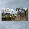 Wanduhr aus Glas – 60x30 cm - Glasbild - Glasuhr - Produktbild-Vorschau 2