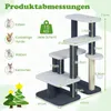 GOPLUS 4-stufige Katzentreppe, 2 in 1 Kratzbaum mit Produktbild-Vorschau 3