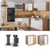 Meuble d'angle Vicco R-Line Blanc Haute brillance 86cm sans Voir les images du produit 3