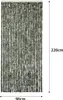 Moritz Flauschvorhang aus Chenille 90 x 220 cm grün schwarz Produktbild-Vorschau 3