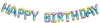Oblique Unique Happy Birthday Folienballon Girlande Produktbild-Vorschau 2