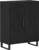 vidaXL Sideboard Schwarz Eichen-Optik 69,5 x 34 x 90 cm Produktbild-Vorschau 2