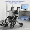 ELONEO 2in1 carrozzina rollator pieghevole e leggera con Anteprima dell’immagine prodotto 8