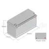 A diagram of a car battery with dimensions indicated. Produktbild-Vorschau