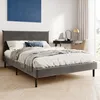 Bett mit Lattenrost, Polsterbett, Bettgestell 140x200 cm, Produktbild-Vorschau 1