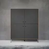trendteam Montez Highboard Eiche Nachbildung/Graphit, B/H/T Produktbild-Vorschau 5