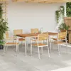 vidaXL : Ensemble de 6 chaises de jardin en bois d'acacia Voir les images du produit 3