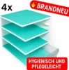 4x Kühlschrankmatte rutschfest wasserdicht Schubladenmatte Produktbild-Vorschau 1