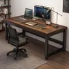 A modern home office setup with a computer desk, chair, and accessories. Produktbild-Vorschau