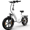 Klappbares 20 Zoll Fatbike E-Bike mit abnehmbarem Akku und Produktbild-Vorschau 1