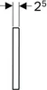 Geberit Urinal-Deckel RENOVA Nr.1 PLAN weiß Produktbild-Vorschau 6