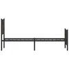 vidaXL Kovová postel bez matrace, kouřový dub 90x200 cm Náhled obrázku produktu 4