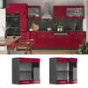 Armoire en verre Vicco R-Line Rouge brillant 60cm, Model Voir les images du produit 2