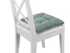 Set di 4 cuscini per sedie | Cuscini turchesi 38 x 38 x 6 Anteprima dell’immagine prodotto 2