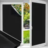 Fensterfolie Schwarz Verdunkelungsfolie Blickdicht Fenster Produktbild-Vorschau 1