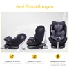 YALION 360° drehbarer Autokindersitz, Sitzerhöhung für Produktbild-Vorschau 3