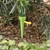 A close-up of a plant watering device inserted into the soil next to a plant. Anteprima dell’immagine prodotto