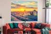 MuchoWow® Poster Lavendel - Sonnenuntergang - Ruine - Lila Produktbild-Vorschau 2