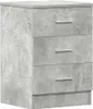 vidaXL Noční stolky 2 ks. Betonově šedé 38x35x56 cm Náhled obrázku produktu 5