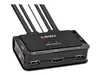 Lindy 42345 Tastatur/Video/Maus (KVM)-Switch Rack-Einbau Produktbild-Vorschau 7