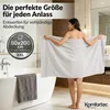 Komfortec 2er Saunatuch Set 80x200 cm aus 100% Baumwolle, Produktbild-Vorschau 2