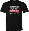 Herren T-Shirt Print Aufdruck bedruckt mit Spruch Ich reg Produktbild-Vorschau 2