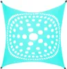 PSYWORK Schwarzlicht Segel Elasthan "Mandala Dots" Produktbild-Vorschau 1
