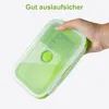 Faltbare Silikon Lunchbox (3er Set),1200ml Bento Box mit Produktbild-Vorschau 3
