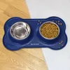 Silikon Napf mit Edelstahl Vorratsbehälter, 400ml, blau, Produktbild-Vorschau 5
