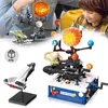 Hand-cranked Drehbares Sonnensystem Bauspielzeug mit Licht, Produktbild-Vorschau 2