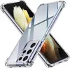 Two transparent phone cases are shown crossed over each other, displaying the phones inside. Anteprima dell’immagine prodotto