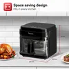 TurboTronic teplovzdušná fritéza 5,5 l - AFG5 - sklenený Náhľad obrázku produktu 2