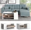 A modern living room with a sectional sofa and a coffee table. Anteprima dell’immagine prodotto