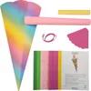 Schultüte Bastelset Regenbogen Blumen von Prell Produktbild-Vorschau 2