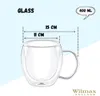 Tazza a doppia parete Wilmax da 400 ml, set da 4 pezzi Anteprima dell’immagine prodotto 3