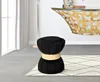 Mauro Ferretti Floral Stuhl Ø 40x44 cm schwarz gold Produktbild-Vorschau 17