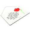 Mr. & Mrs. Panda Schild Blume Mohnblume DIN A4 - Weiß - Produktbild-Vorschau 2