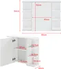 Badezimmer-Wandschrank 64 x 80 x 20 cm Spiegelschrank mit Produktbild-Vorschau 6