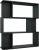 vidaXL Regál na knihy / rozdělovač místností černý 80x24x96 Náhled obrázku produktu 1