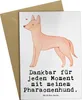 Mr. & Mrs. Panda Grußkarte Pharaonenhund Moment - Weiß - Produktbild-Vorschau 1