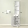 HOMCOM Badezimmerschrank hoch Badschrank Hochschrank schmal Produktbild-Vorschau 3