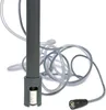 A close-up view of a gray cylindrical device with clear and gray tubing attached. Produktbild-Vorschau