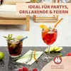 bremermann 6er Glas-Trinkhalme, 15 cm Länge, Produktbild-Vorschau 2