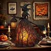 Halloween Hexenlampe, gotische Hexenhut Nachtlampe, warmes Produktbild-Vorschau 4