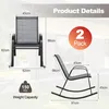 KOMFOTTEU 2-dílné houpací křeslo, relaxační křeslo z kovu a Náhled obrázku produktu 7