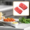 2 Paar Silikon Topflappen Griffhalter Handclip Haltbarer Produktbild-Vorschau 3