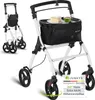 Juskys Indoor Rollator Aktiv - Tasche & Tablett - schmal & Produktbild-Vorschau 1