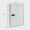 Schlüsselschrank mit Zahlencode & 64 Haken, 45 x 30 x 8 cm, Produktbild-Vorschau 7