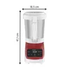 A product image showing a soup maker with dimensions indicated by measurement lines and text. Voir les images du produit